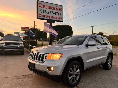 2013 Jeep Grand Cherokee for sale at Casablanca Sales in Garland TX