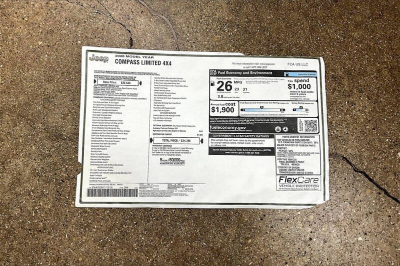 2026 Jeep Compass Limited