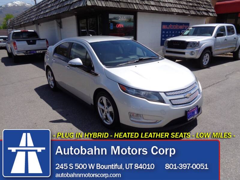 2015 Chevrolet Volt for sale at Autobahn Motors Corp in Bountiful UT