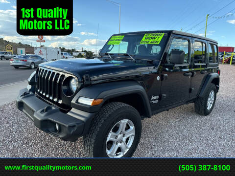 2020 Jeep Wrangler Unlimited for sale at 1st Quality Motors LLC in Gallup NM