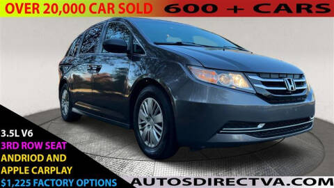 2017 Honda Odyssey for sale at AUTOS DIRECT OF FREDERICKSBURG in Fredericksburg VA