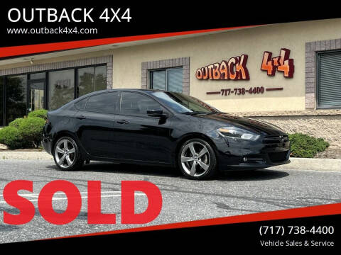 2014 Dodge Dart for sale at OUTBACK 4X4 in Ephrata PA
