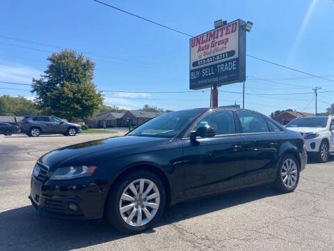 2012 Audi A4 for sale at Unlimited Auto Group in West Chester OH