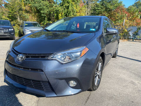 2016 Toyota Corolla for sale at Royal Crest Motors in Haverhill MA