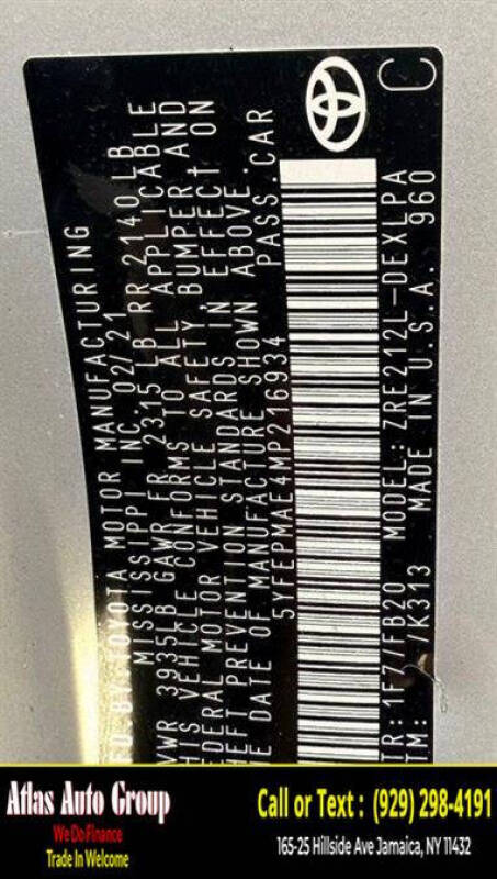 2021 Toyota Corolla LE