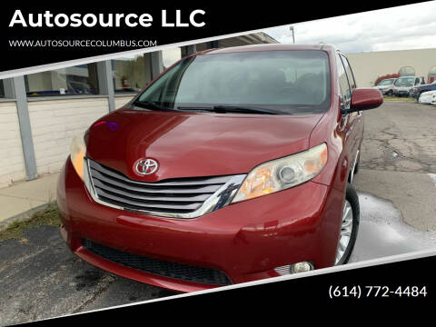 2015 Toyota Sienna for sale at Autosource LLC in Columbus OH