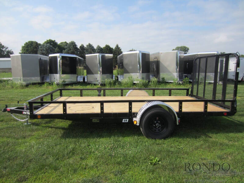 2024 PJ 83 IN X 14 FT UTILITY TRAILER for sale at G T AUTO PLAZA Inc in Pearl City IL