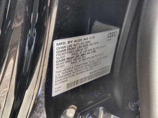 2021 Audi Q8 quattro Premium Plus 55 TFSI