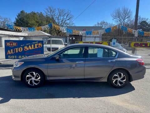 2016 Honda Accord for sale at B & R Auto Sales in North Little Rock AR