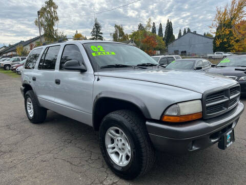 2002 Dodge Durango for sale at Issy Auto Sales in Portland OR