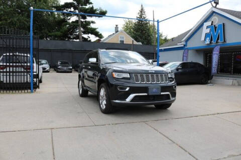 2015 Jeep Grand Cherokee for sale at F & M AUTO SALES in Detroit MI