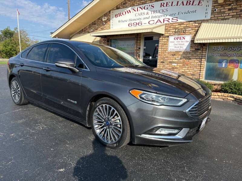 2017 Ford Fusion Hybrid for sale at Browning's Reliable Cars & Trucks in Wichita Falls TX