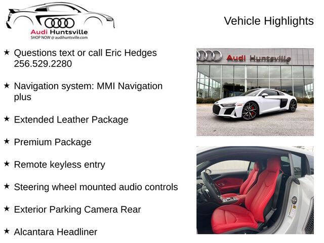 2023 Audi R8 5.2 V10 performance