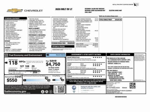 2020 Chevrolet Bolt EV LT