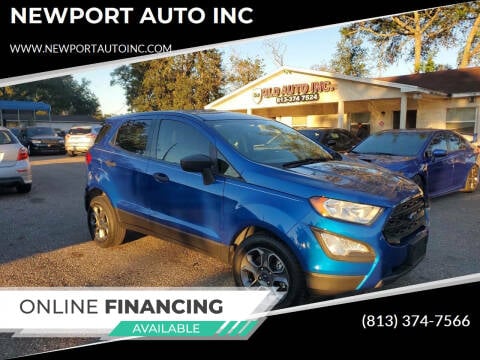 2020 Ford EcoSport for sale at NEWPORT AUTO INC in Tampa FL