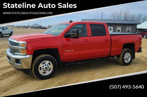 2017 Chevrolet Silverado 2500HD for sale at Stateline Auto Sales in Mabel MN
