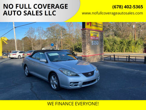 2007 Toyota Camry Solara for sale at NO FULL COVERAGE AUTO SALES LLC in Austell GA