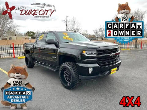 2017 Chevrolet Silverado 1500 for sale at DUKE CITY AUTO SALES in Albuquerque NM