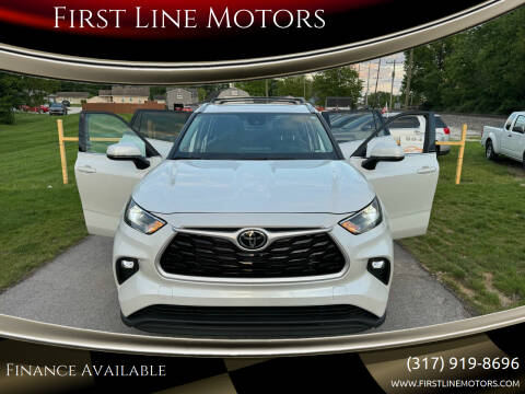 2022 Toyota Highlander for sale at First Line Motors in Brownsburg IN