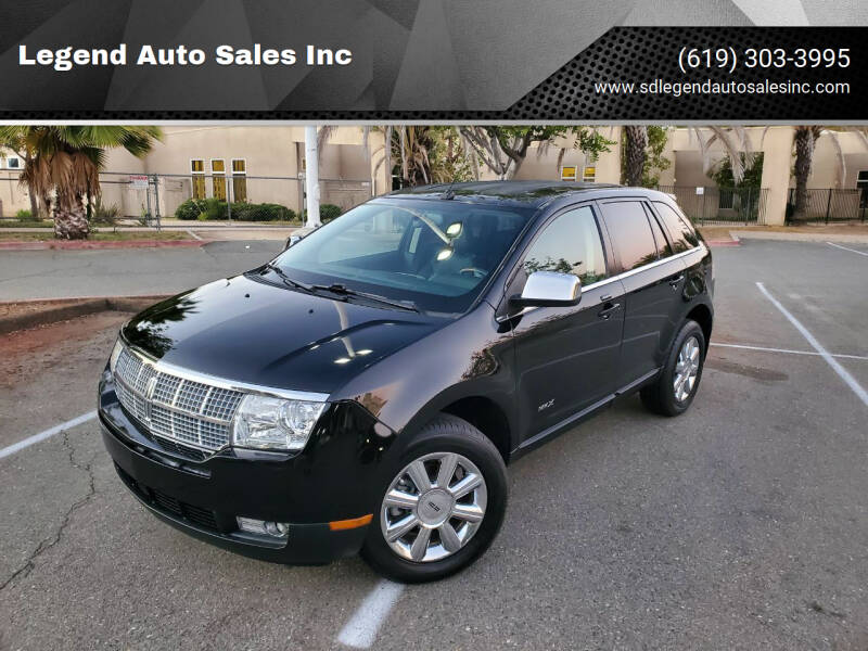 2007 Lincoln MKX for sale at Legend Auto Sales Inc in Lemon Grove CA