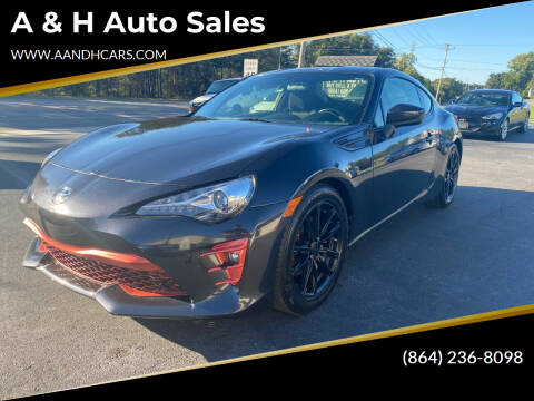 2017 Toyota 86 for sale at A & H Auto Sales in Greenville SC