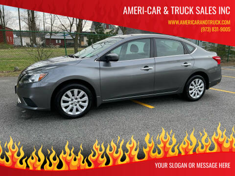 2016 Nissan Sentra for sale at AMERI-CAR & TRUCK SALES INC in Haskell NJ