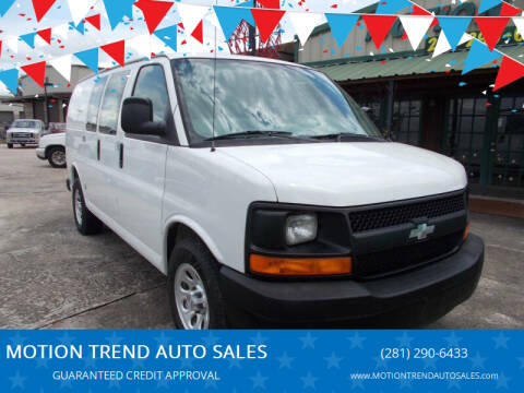 2009 Chevrolet Express for sale at MOTION TREND AUTO SALES in Tomball TX