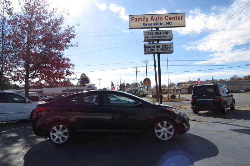 2013 Hyundai Elantra for sale at FAMILY AUTO CENTER in Greenville NC