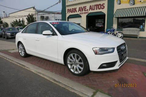 2013 Audi A4 for sale at PARK AVENUE AUTOS in Collingswood NJ