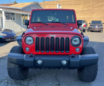 2017 Jeep Wrangler Unlimited for sale at Utah Credit Approval Auto Sales in Murray UT