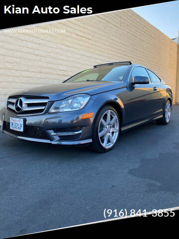 2013 Mercedes-Benz C-Class for sale at Kian Auto Sales in Sacramento CA