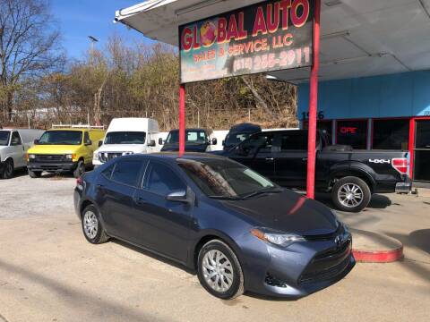 2017 Toyota Corolla for sale at Global Auto Sales and Service in Nashville TN