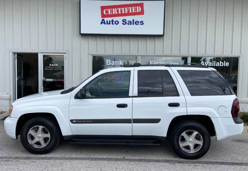 2004 Chevrolet TrailBlazer for sale at Certified Auto Sales in Des Moines IA
