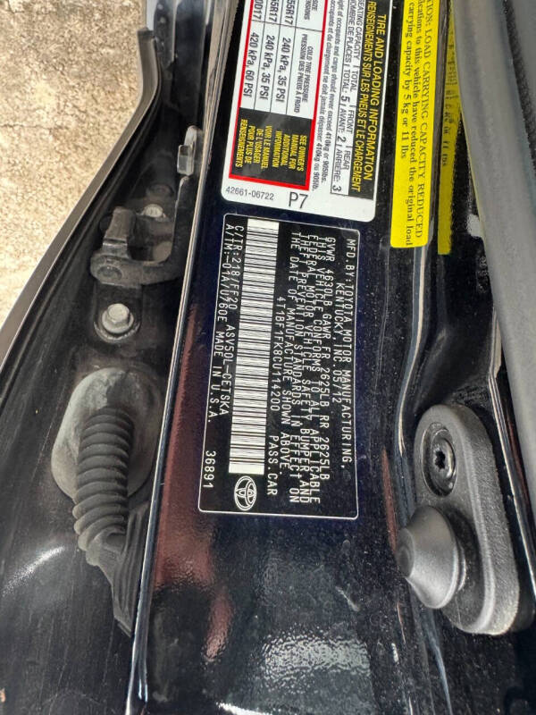 2012 Toyota Camry SE Sport Limited Edition