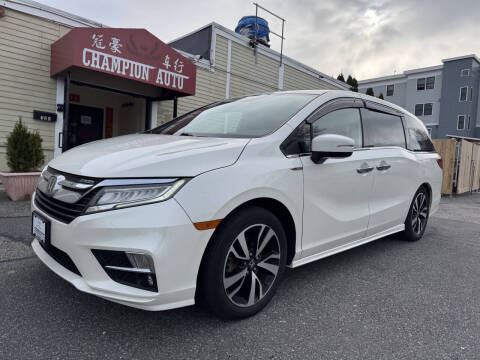 2018 Honda Odyssey for sale at Champion Auto LLC in Quincy MA