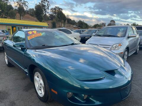 1999 Pontiac Firebird for sale at 1 NATION AUTO GROUP in Vista CA