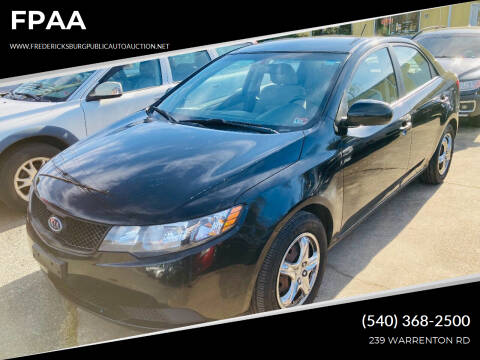 2010 Kia Forte for sale at FPAA in Fredericksburg VA