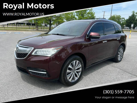 2015 Acura MDX for sale at Royal Motors in Hyattsville MD