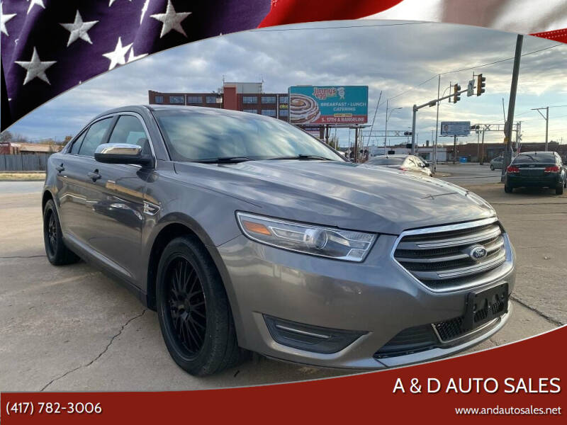 2013 Ford Taurus for sale at A & D Auto Sales in Joplin MO