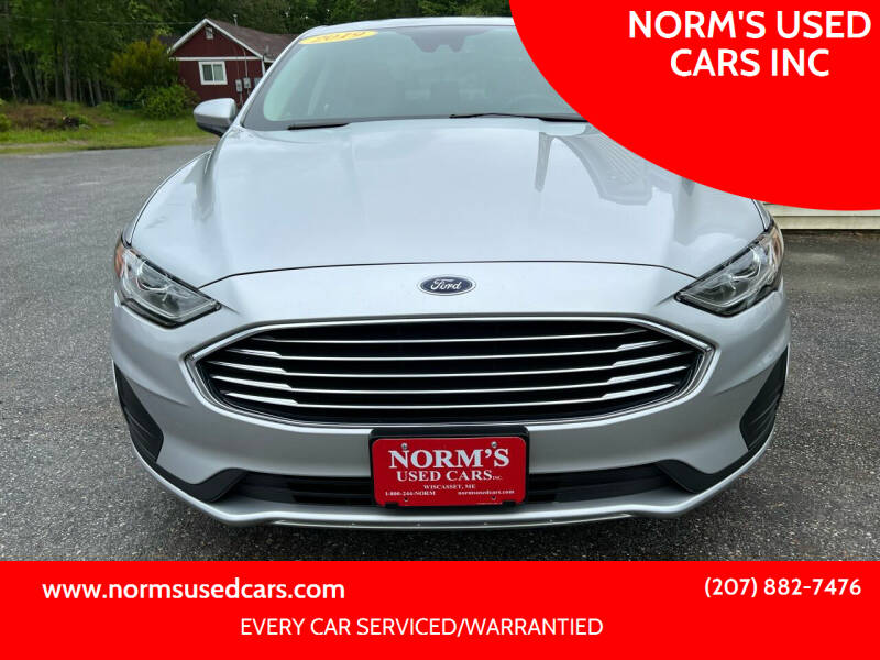 2019 Ford Fusion for sale at NORM'S USED CARS INC in Wiscasset ME