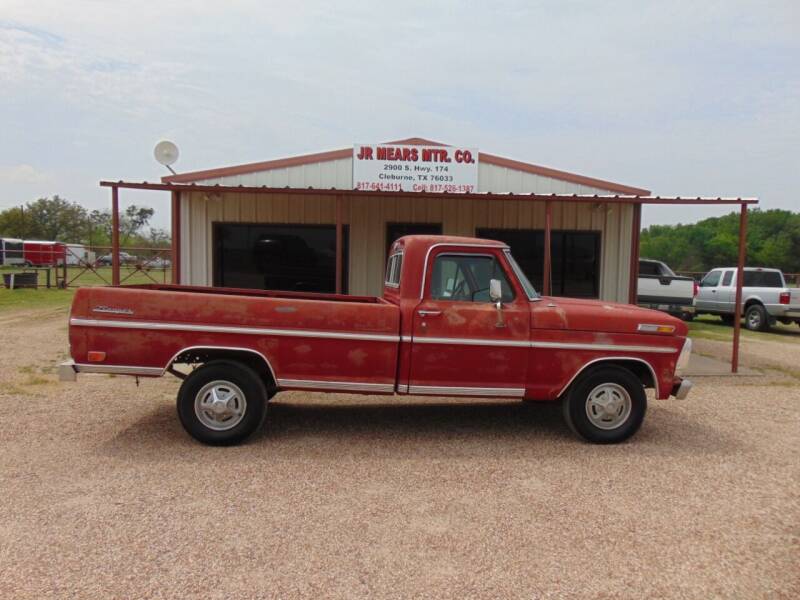 1969 Ford Ranger for sale at Jacky Mears Motor Co in Cleburne TX