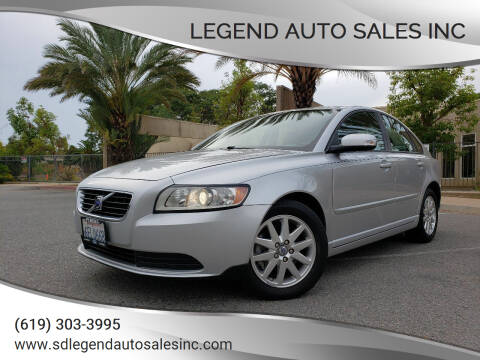 2008 Volvo S40 for sale at Legend Auto Sales Inc in Lemon Grove CA