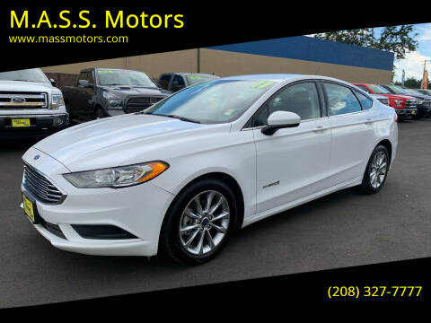 2017 Ford Fusion Hybrid for sale at M.A.S.S. Motors in Boise ID