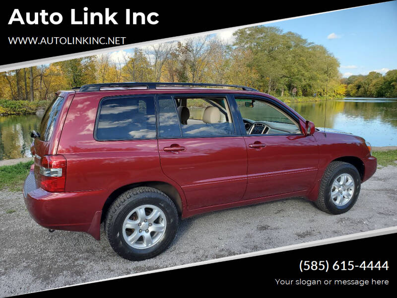 2007 Toyota Highlander for sale at Auto Link Inc. in Spencerport NY