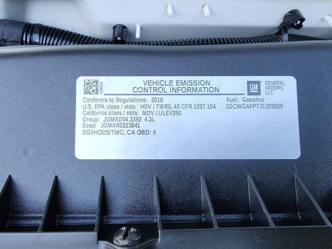 2018 Chevrolet Express 2500