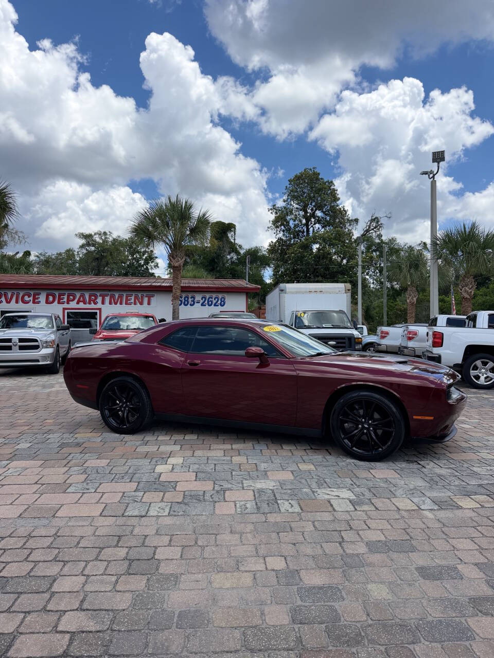 Red 2017 Dodge Challenger SXT SXT 2dr Coupe 2