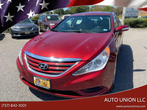2014 Hyundai Sonata for sale at Auto Union LLC in Virginia Beach VA