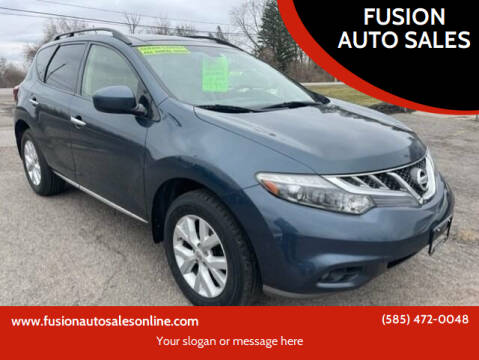 2013 Nissan Murano for sale at FUSION AUTO SALES in Spencerport NY