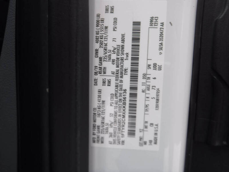 2019 Ford Transit 250