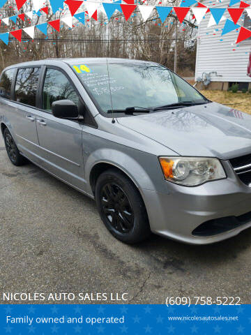 2014 Dodge Grand Caravan for sale at NICOLES AUTO SALES LLC in Cream Ridge NJ